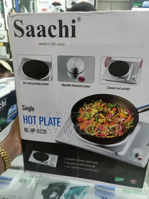 Saachi Single Hotplate - Stainless Steel Single Hotplate