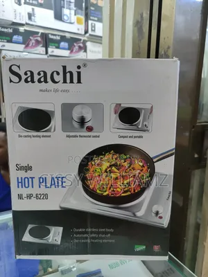 Single Hotplate Saachi/Stainless Steel Electric Hotplate