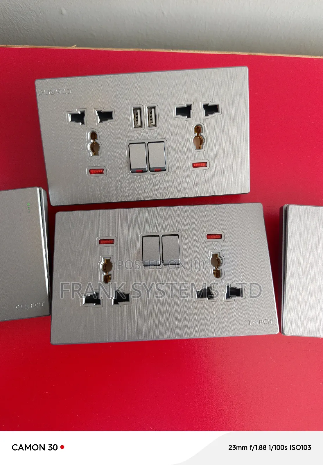 Electrical Sockets, Grey Colour