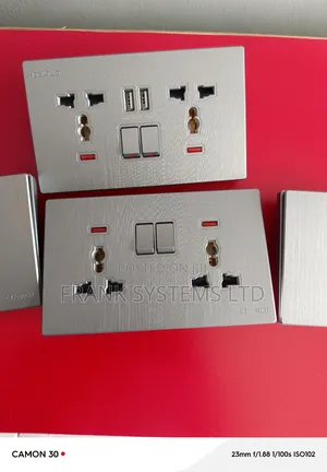 Electrical Sockets, Grey Colour
