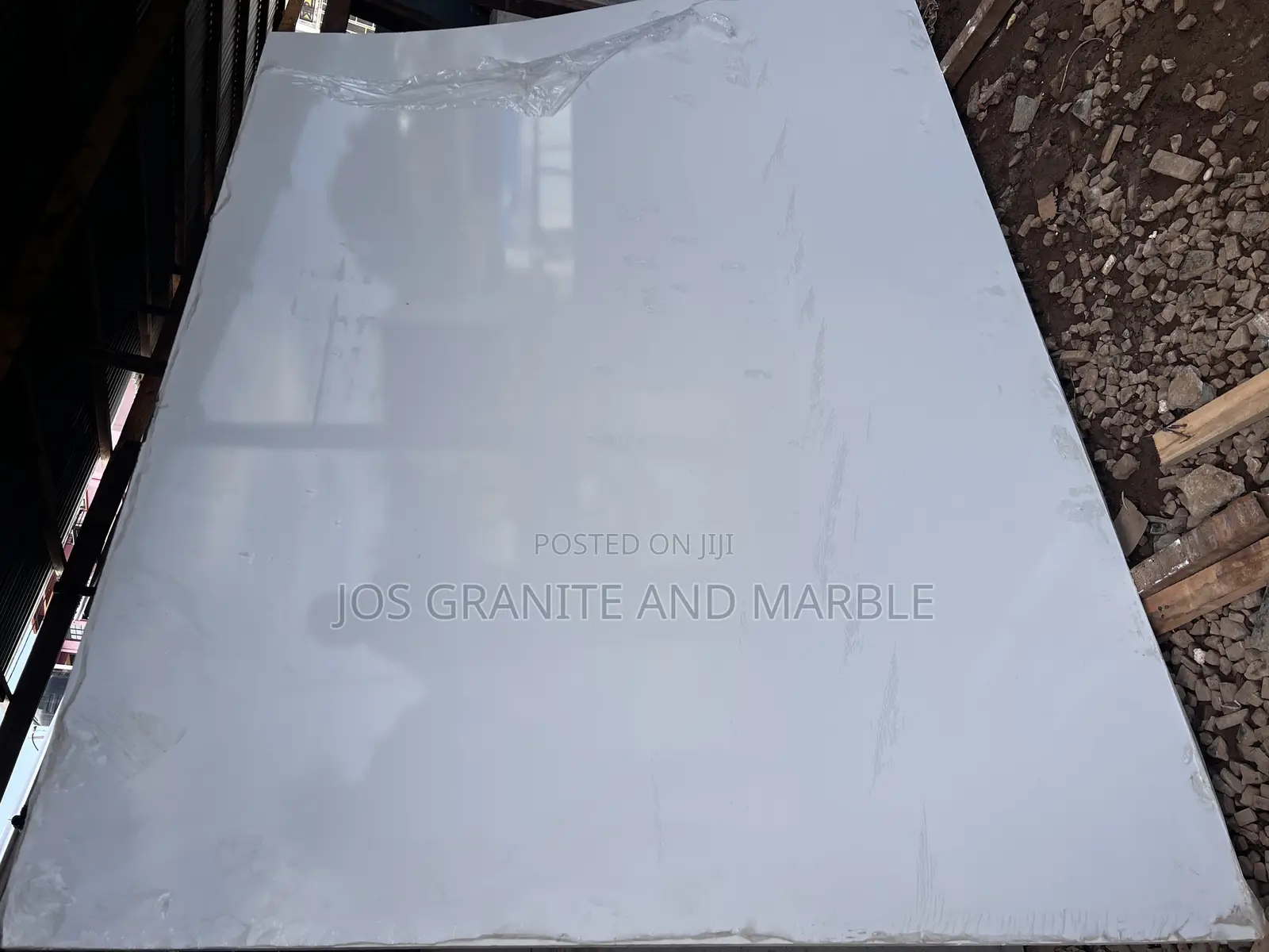 Plain White Marble