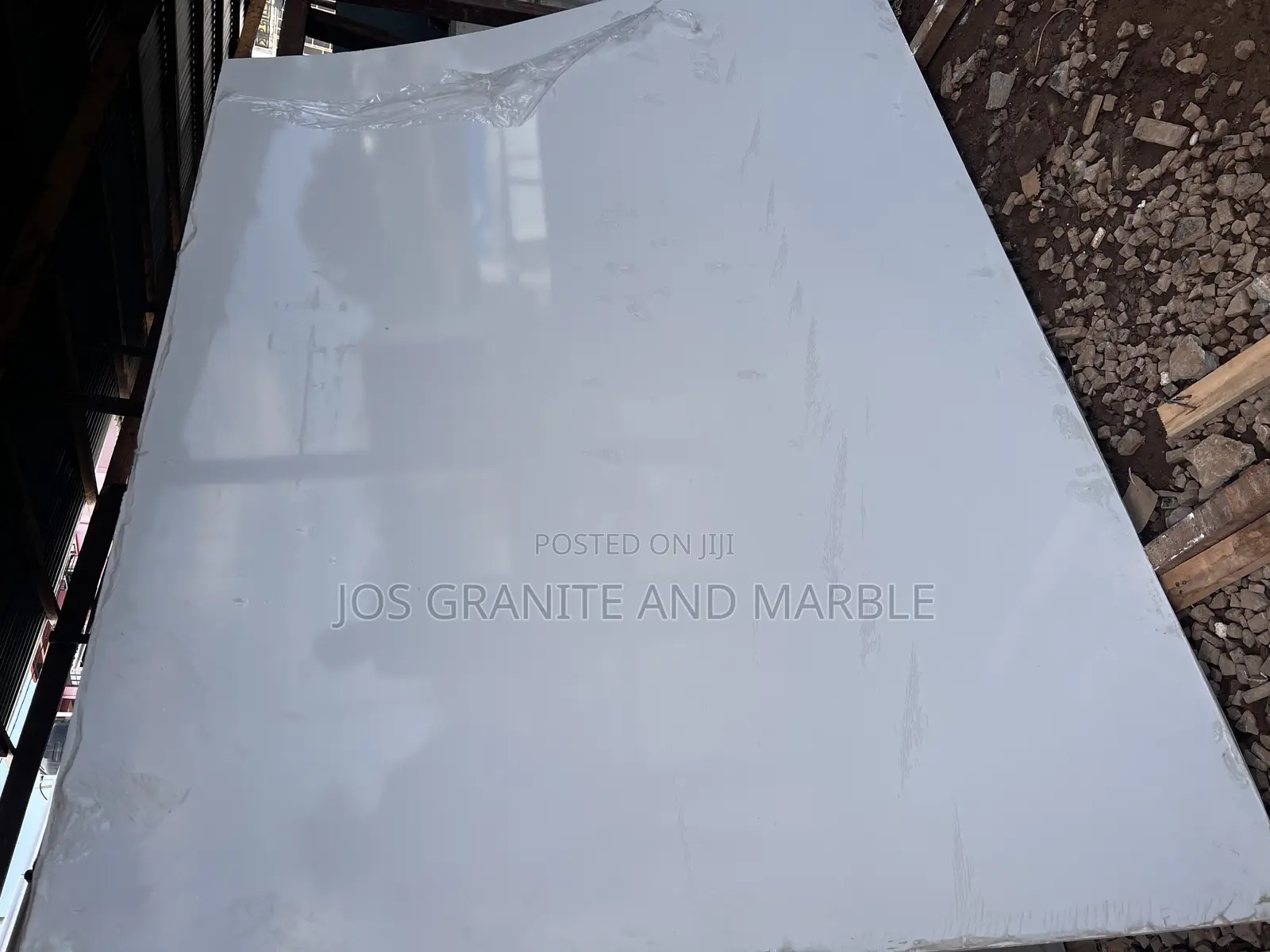 Plain White Marble