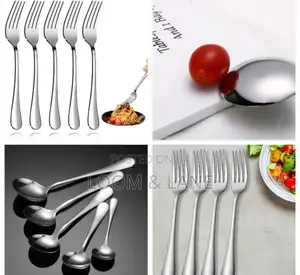 Brand New 12pcs Stainless Steel Forks and Spoons Set