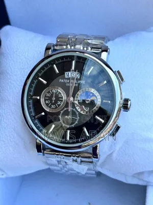 Patek Philips Genuine Watch Black