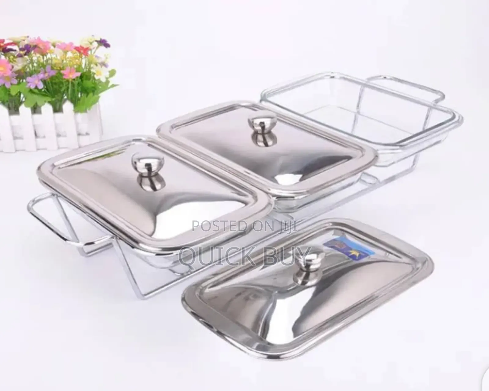 Unique Durable Buffet Chafing Dish Efficient Food Warmer