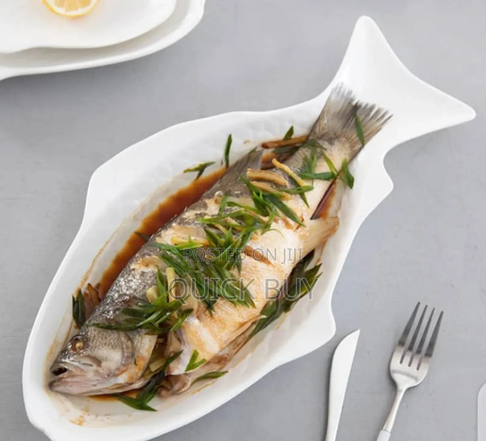 Stylish Executive Fish Serving Dinner Plate