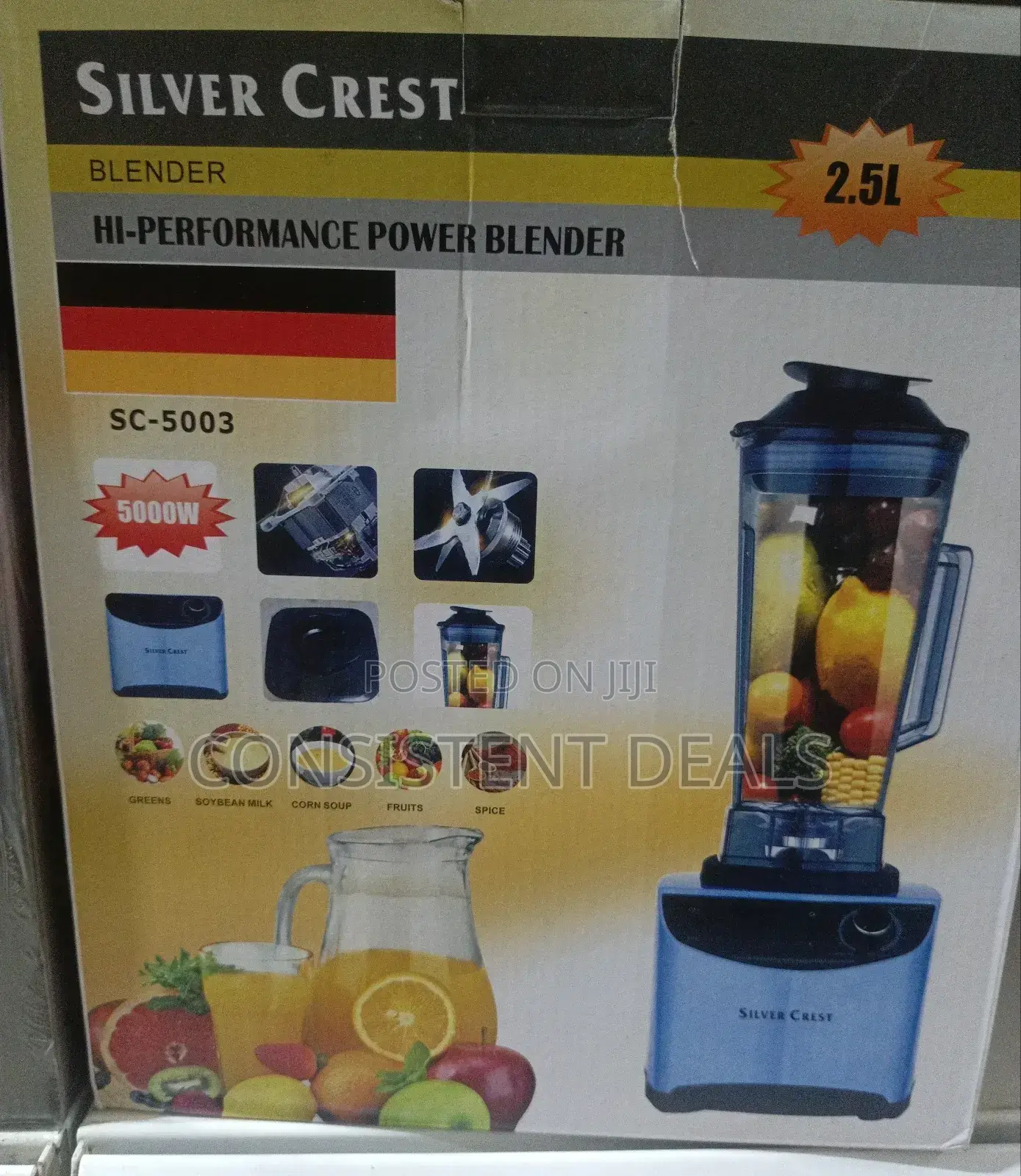 Silver Crest 2.5L Commercial Blender