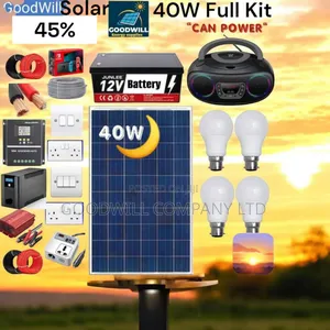 40w Solar Kit Sunset