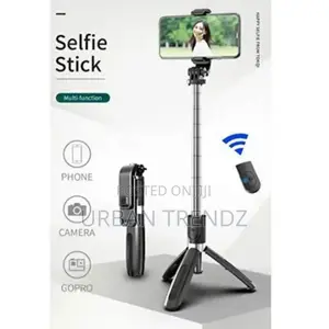 4 In1 Wireless Selfie Stick With Bluetooth Remote and Mobile