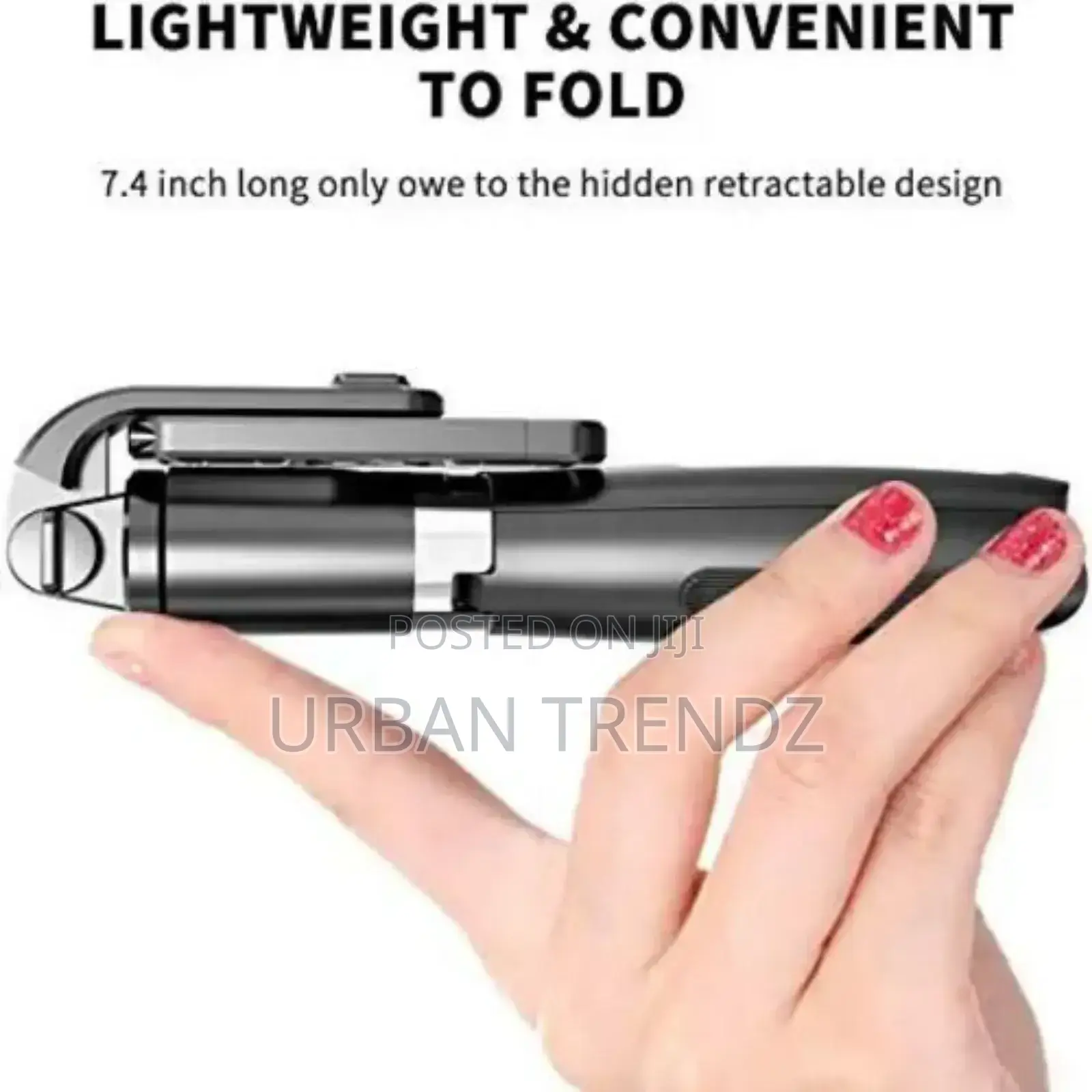 4 In1 Wireless Selfie Stick With Bluetooth Remote and Mobile