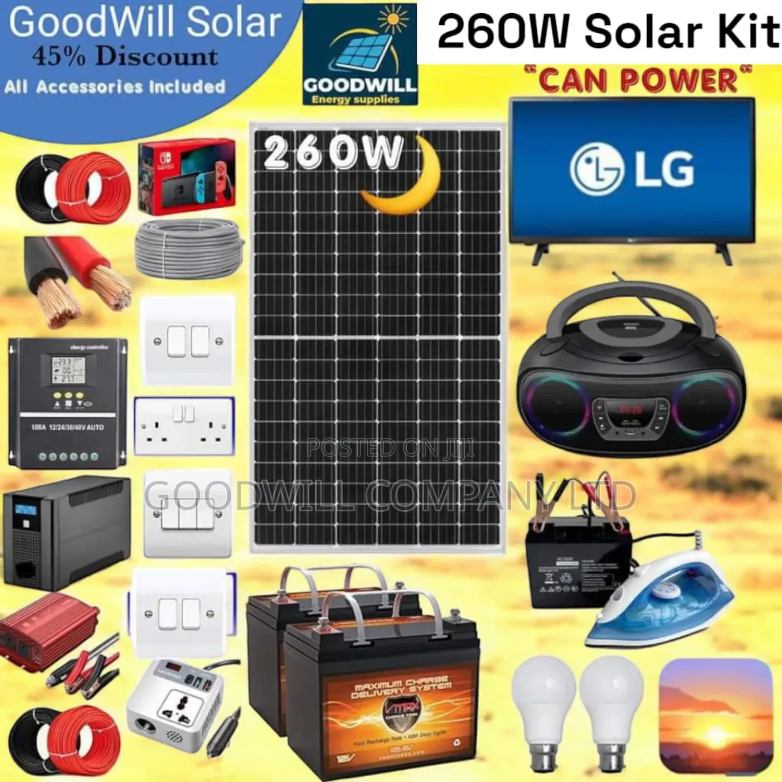 260w Solar Kit German Sunset