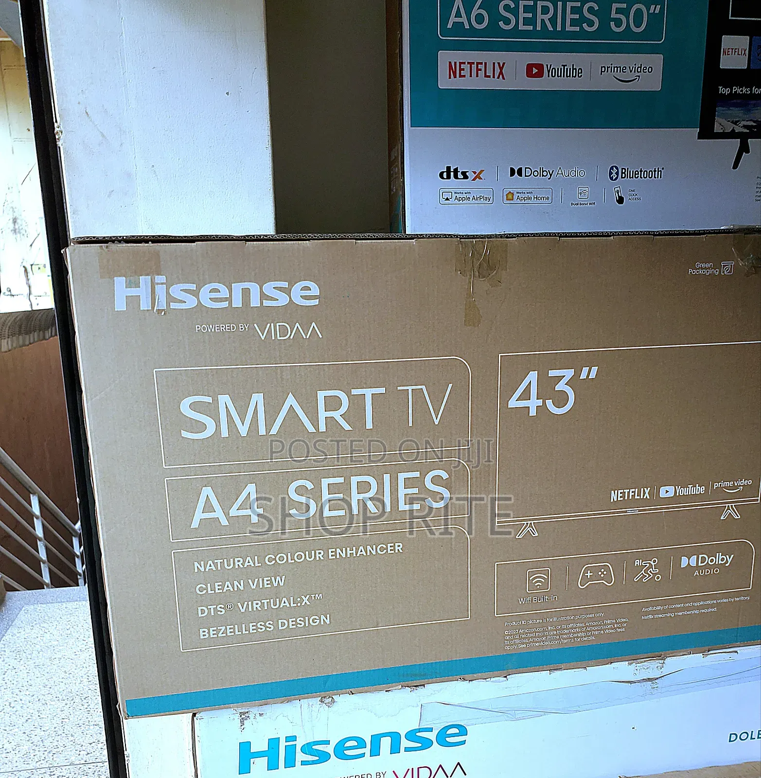 Hisense 43inches A4 Series Smart Original TVS Available