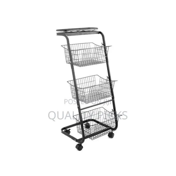 Kitchen Trolley Rotating Shelf