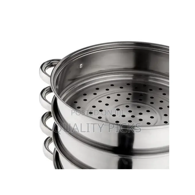 32cm - 4 Layer Stainless Steel Food Saucepan and Steamer Pot