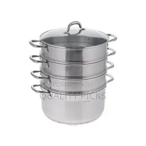 32cm - 4 Layer Stainless Steel Food Saucepan and Steamer Pot