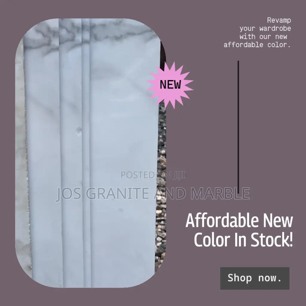 Classic S White Marble