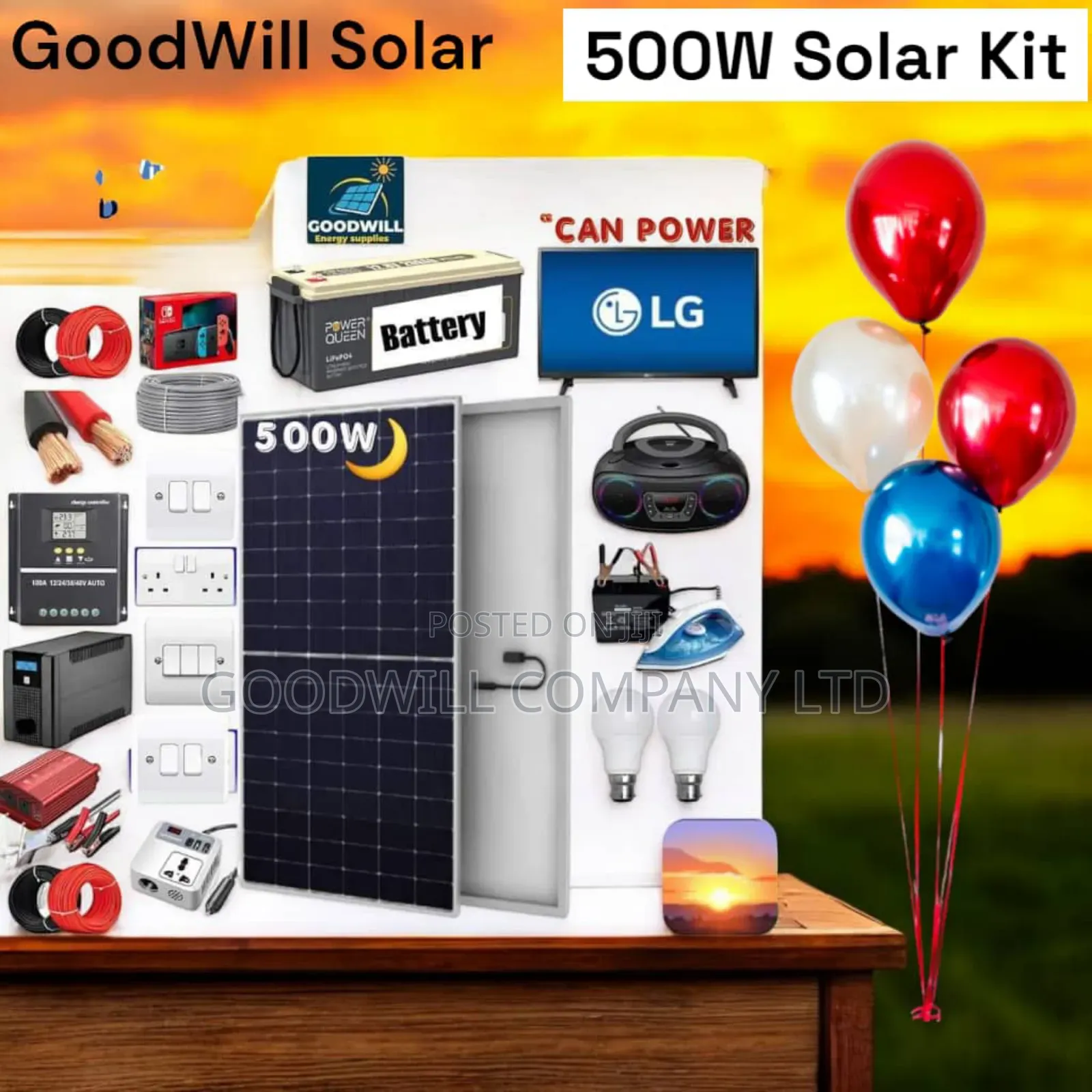 500w Solar Kit German Sunset