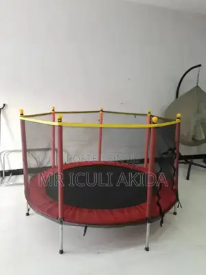 4ft Kids Fitness Round Trampoline WTH Safety Protective Net