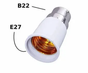 Universal Adapter B22 to E27 Screw Base Socket Lamp Holder