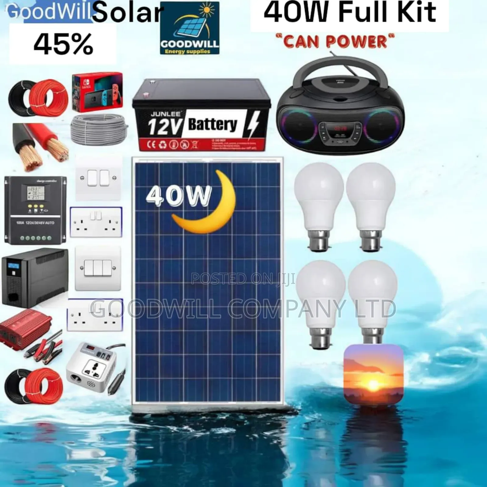 40w Solar Kit Lightwata