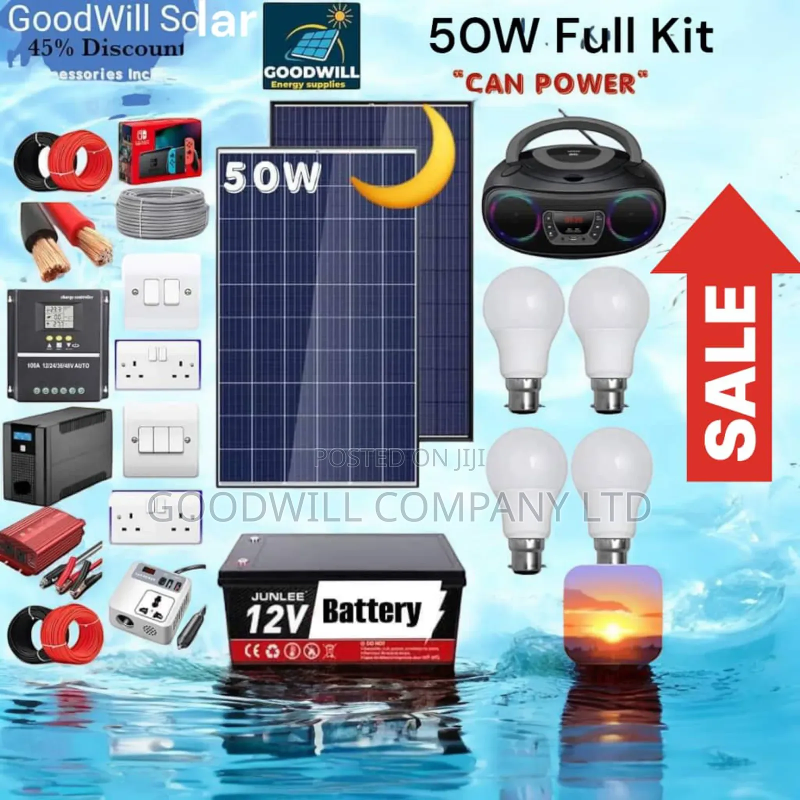 50w Solar Kit Lightwata