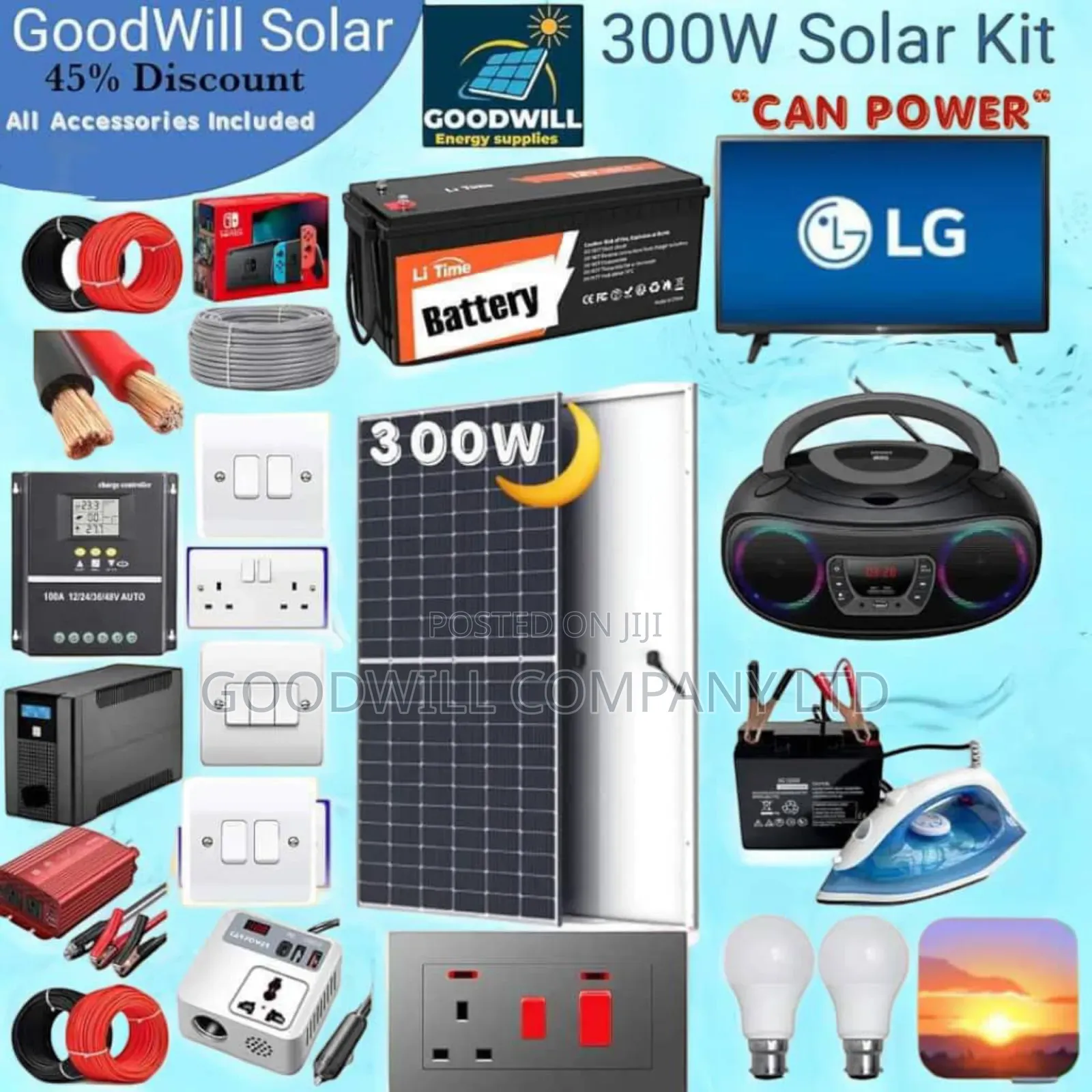 300w Solar Kit Lightwata