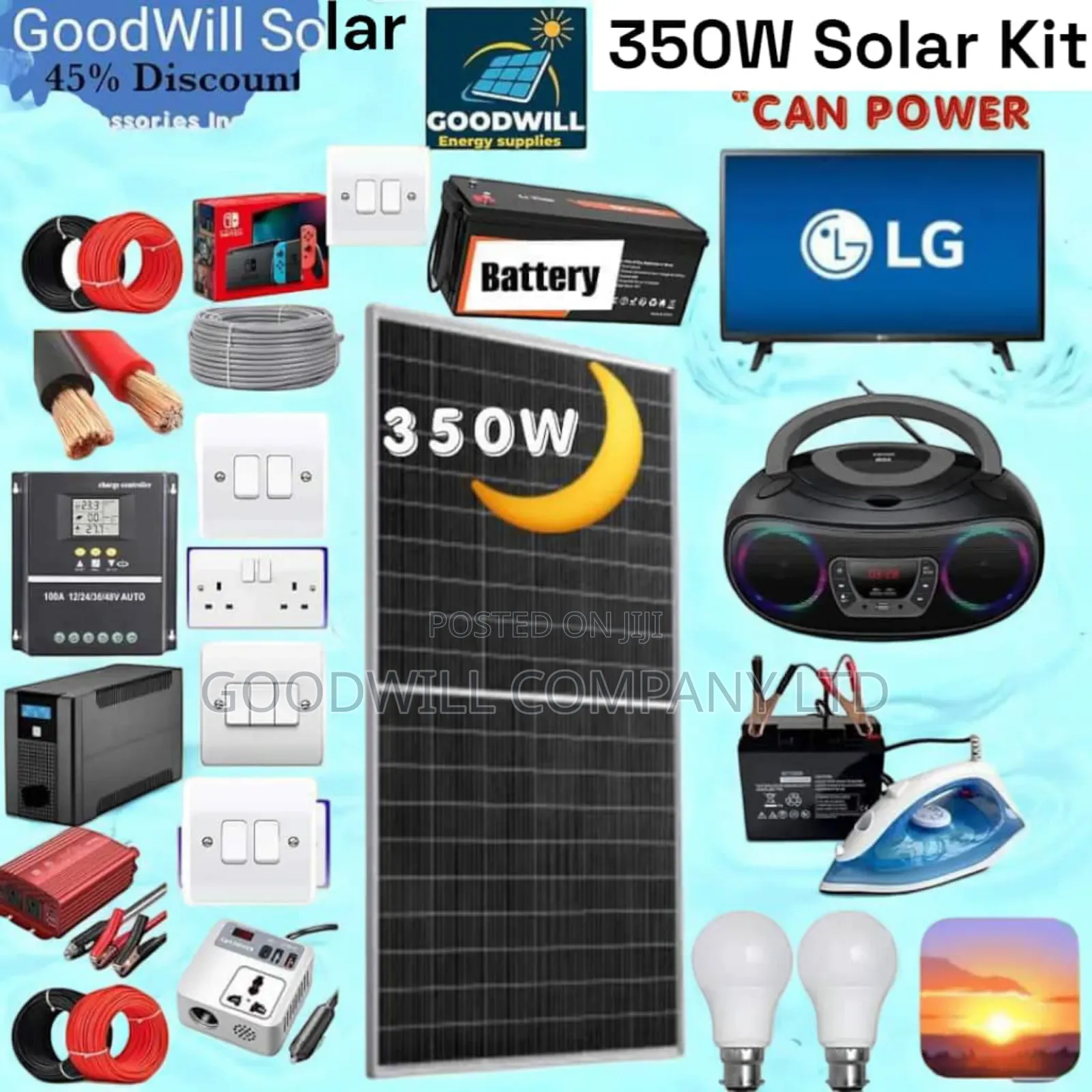 350w Solar Kit Lightwata