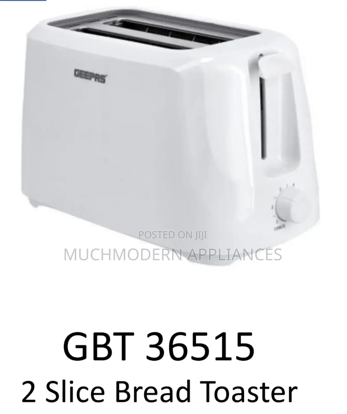 Geepas GBT 36515
2 Slice Bread Toaster