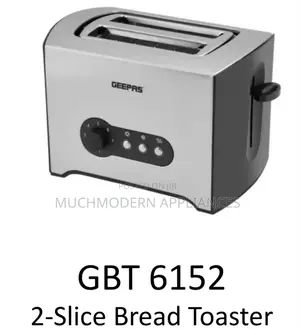 Geepas GBT 6152 
2-Slice Bread Toaster