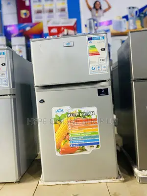 120L Mini Adh Double Door Fridge