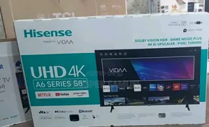 Brand New Hisense 58 Inches Digital Smart Uhd4k Flat Screen
