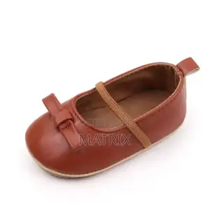 Girls Shoes New Born Soft and Light , White/Black