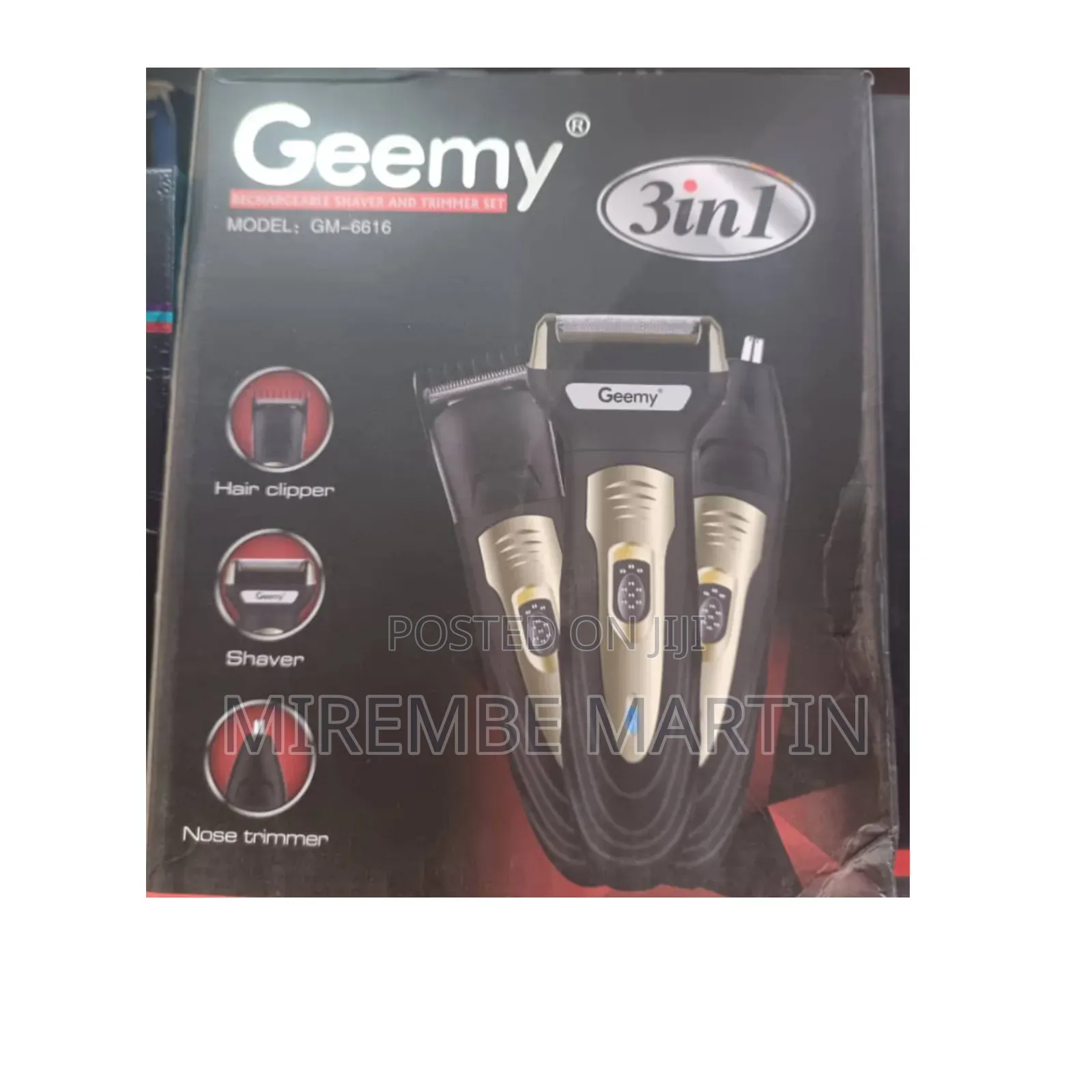 Geemy 3 in 1 Electric Shaver.