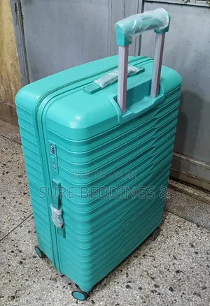 Green Big Rubber Suitcase