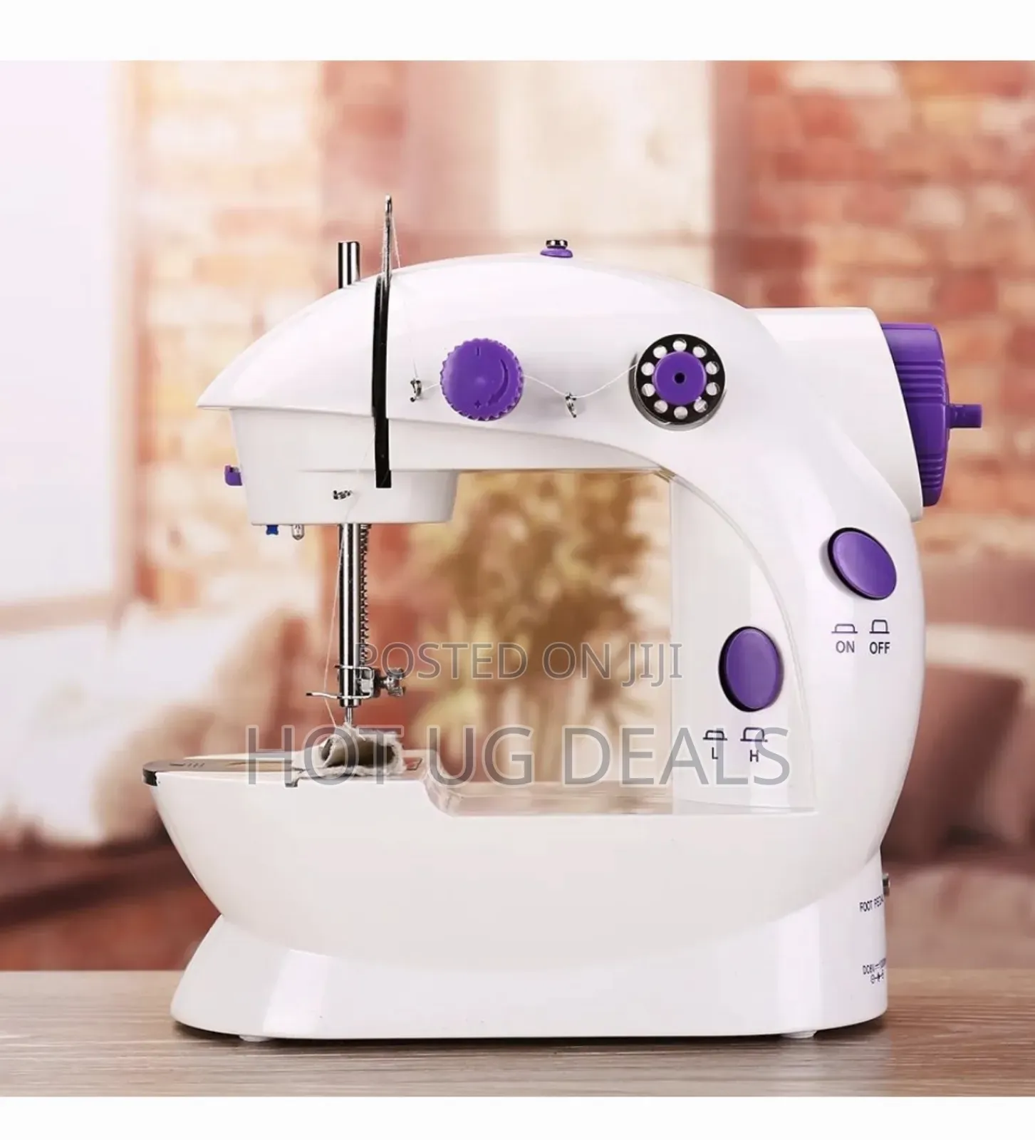 Mini Electrical Sewing Machine - White