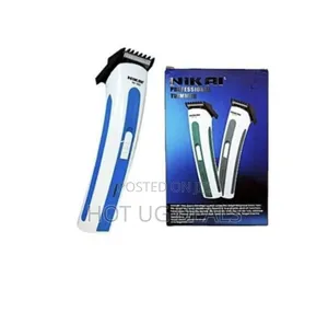 Nikai Rechargeable Hair Trimmer Shaver- White and Blue