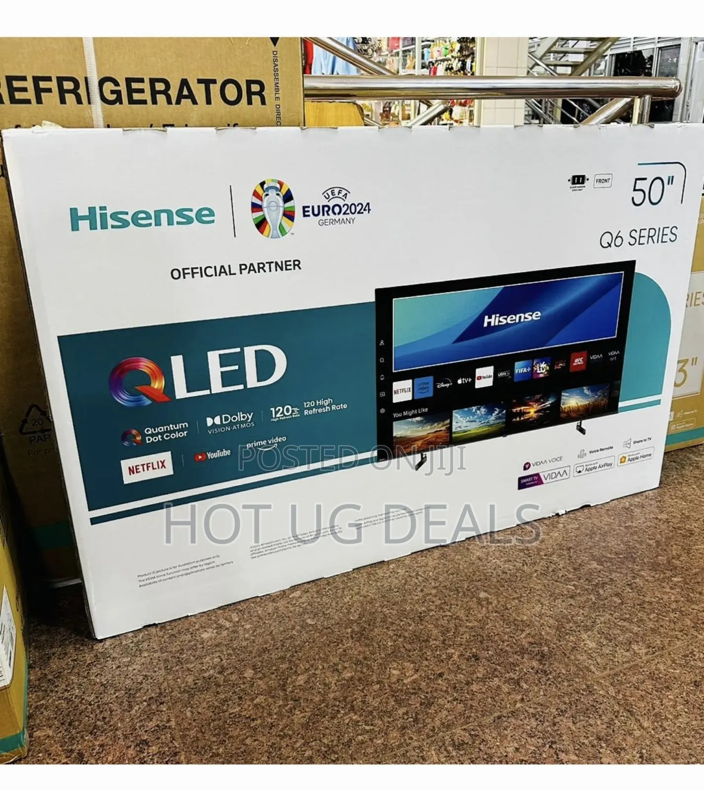 Hisense 50" Smart, Flameless, With Wifi Bluetooth