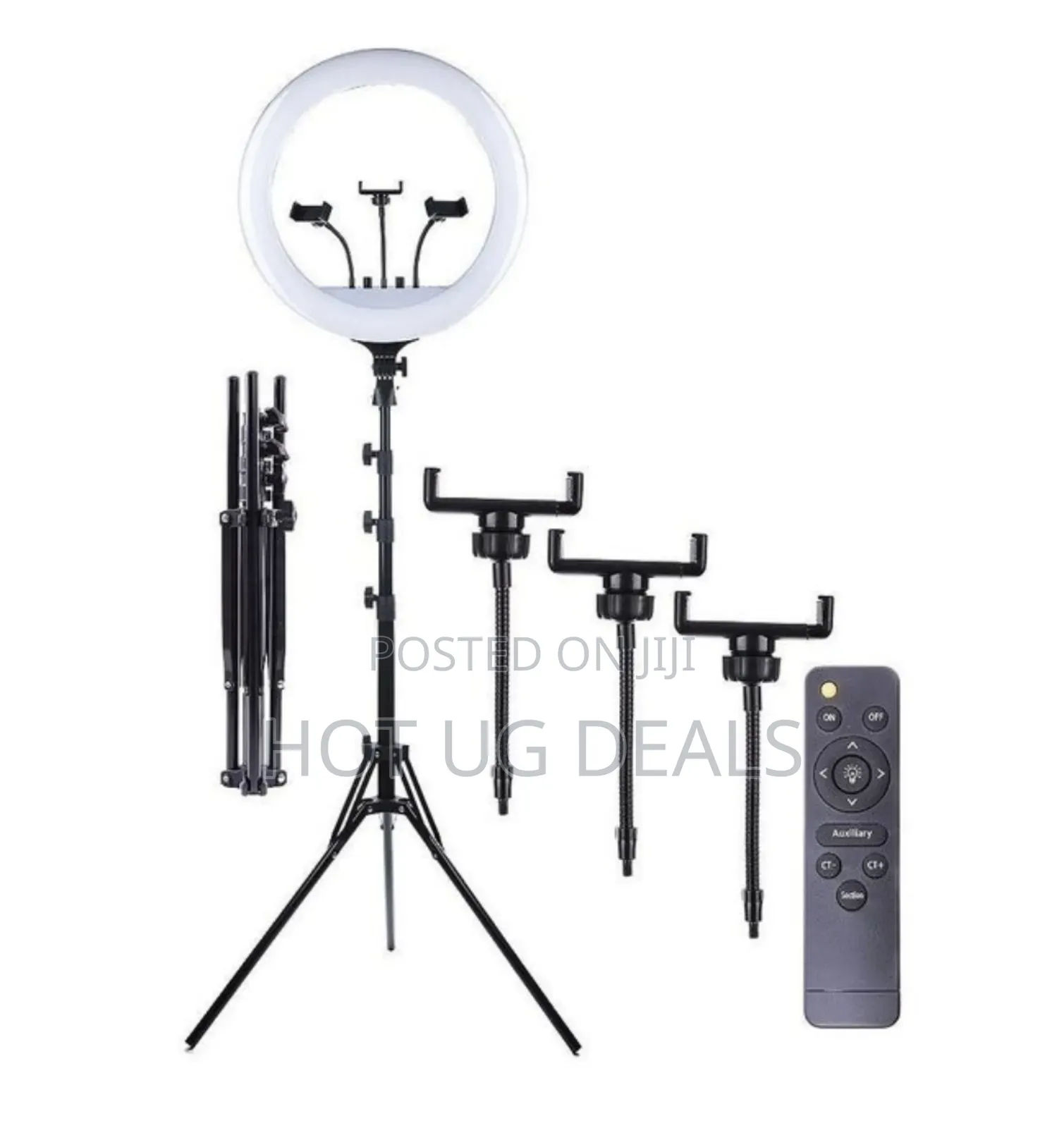 14 Inch Ring Light With Tripod With Tripod And Remote- White