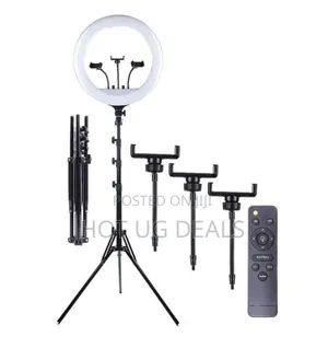 14 Inch Ring Light With Tripod With Tripod And Remote- White
