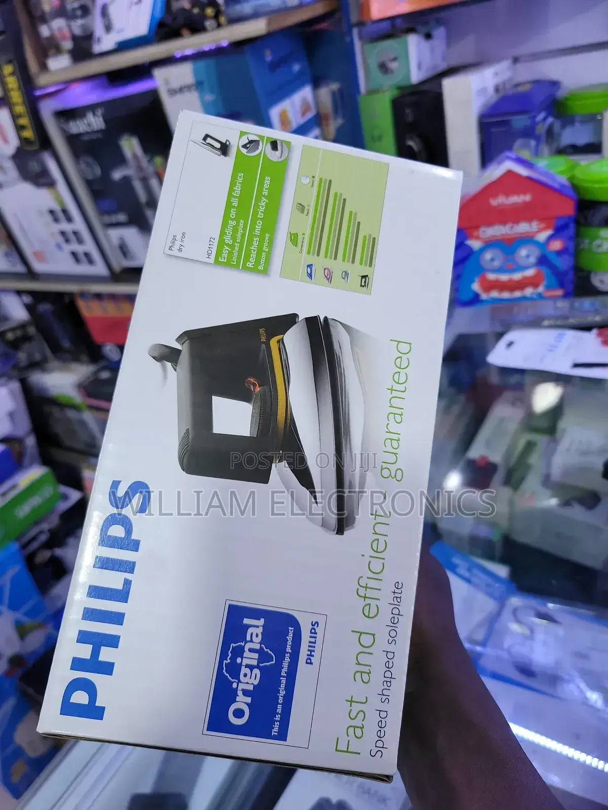 Philips Dry Flat Iron With Button Groove/Non-Stick Flat Iron