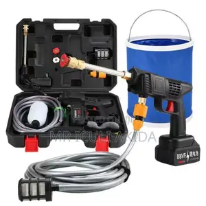 Double Battery Cordless High Pressure Vehicle Washer Gun