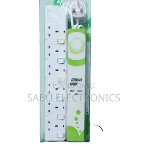G T 6-Outlet Extension Cable- 6 Ways Extention Cable