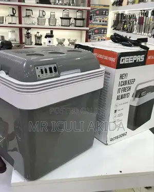 24litrs Geepas Hot/Cold Mini Car Fridge Works Both AC DC