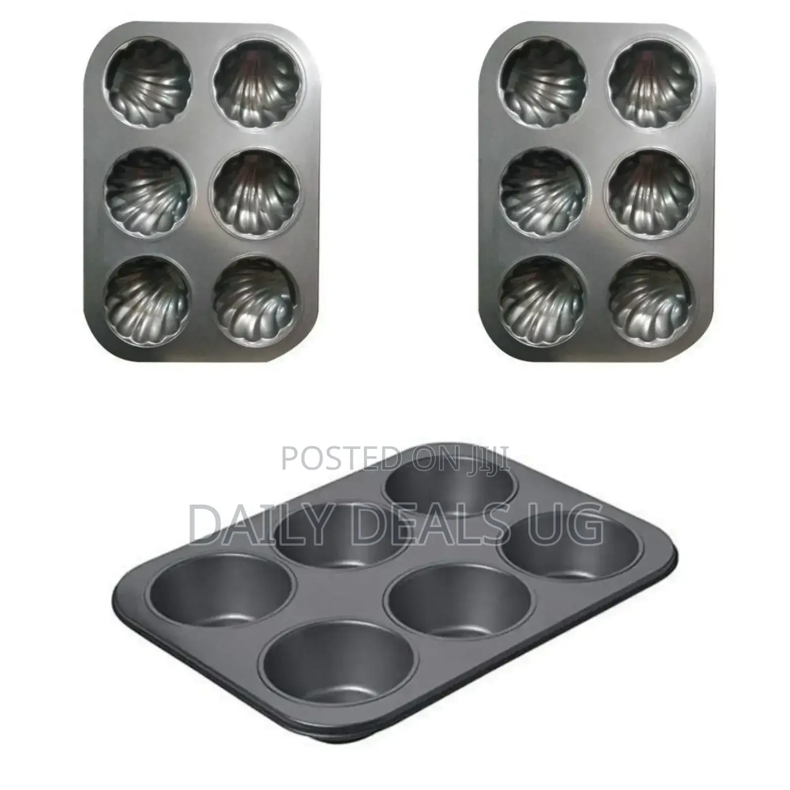Black Plastic Cupcake Molds