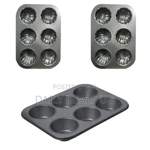 Black Plastic Cupcake Molds