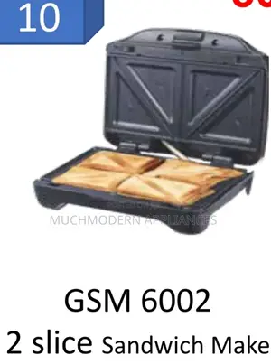 Geepas GSM 6002
2 Slice Sandwich Make