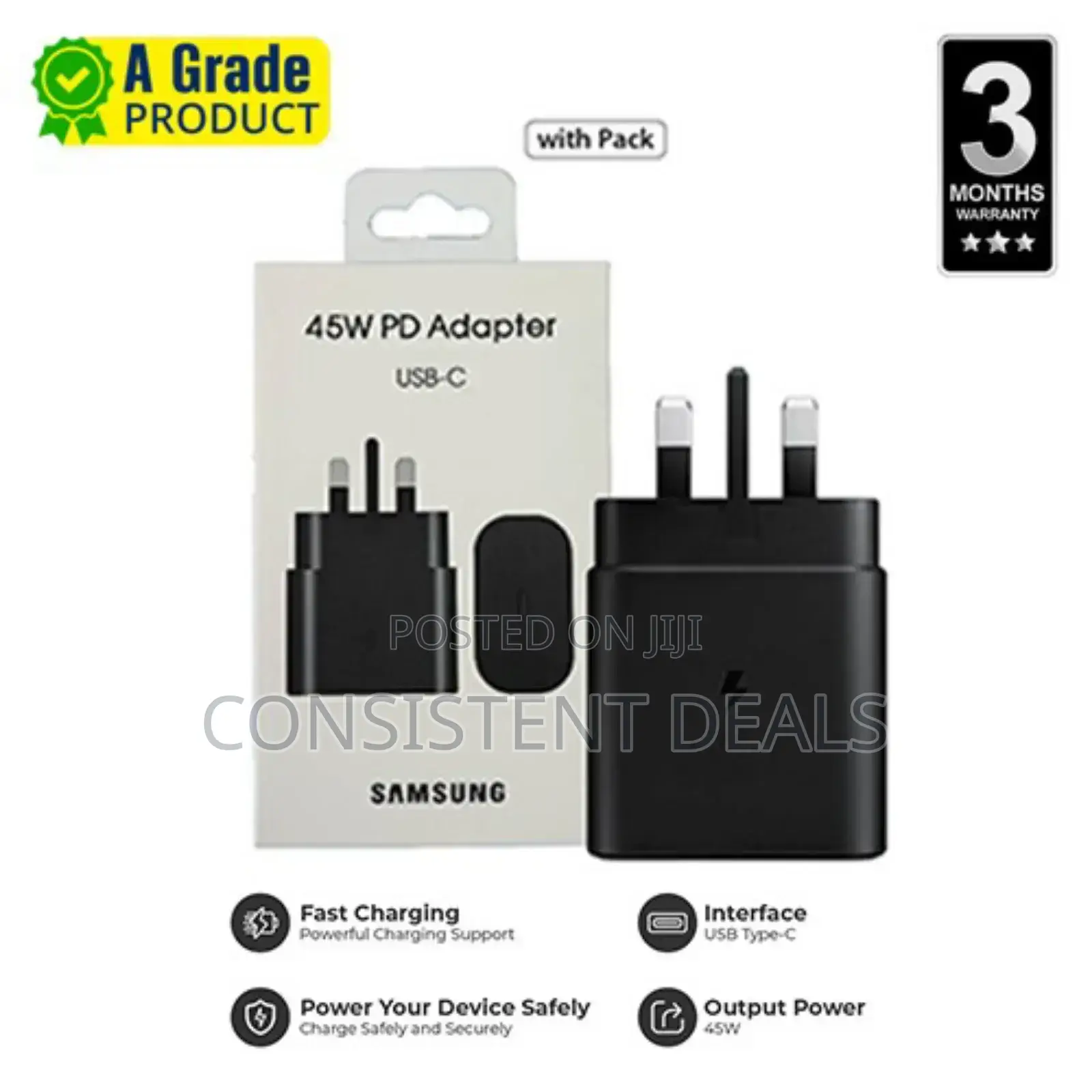 45w Samsung Phone Charger