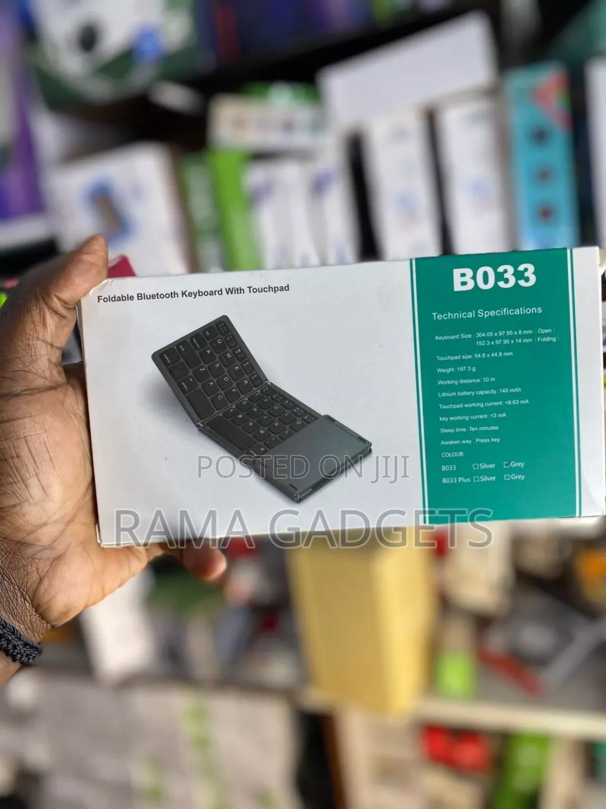 Foldable Bluetooth Keyboard With Touch Pad
