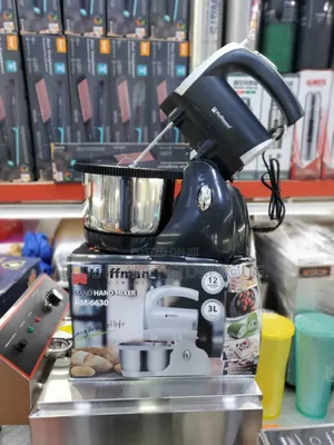HOFFMANS 3.0litres Stand Hand Mixers \\ 1000w \\ HM-6630