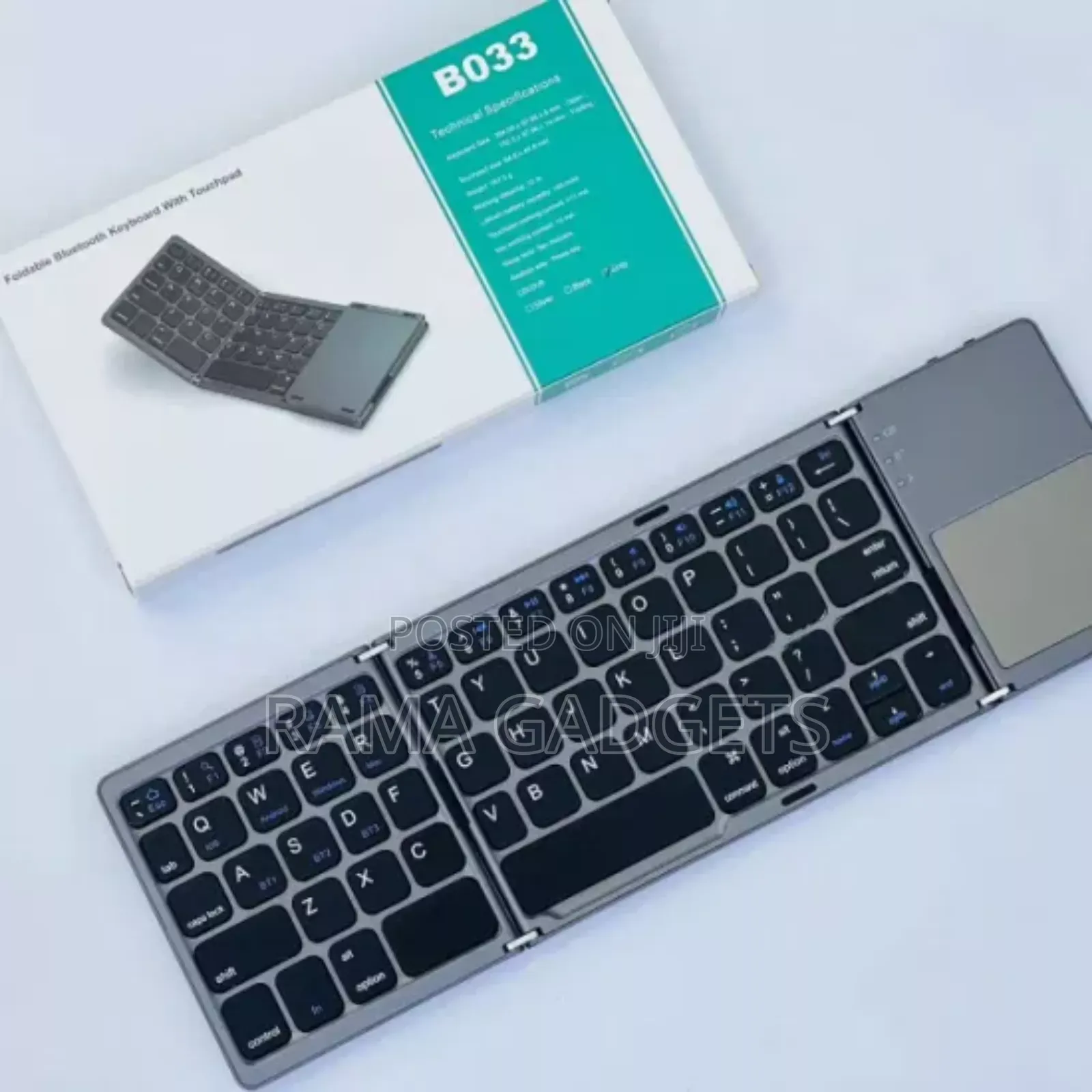 Foldable Bluetooth Keyboard With Touch Pad